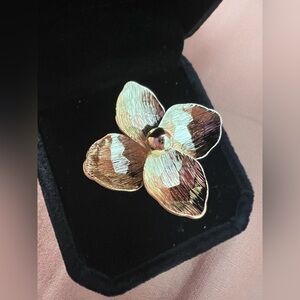 Gold plated ring